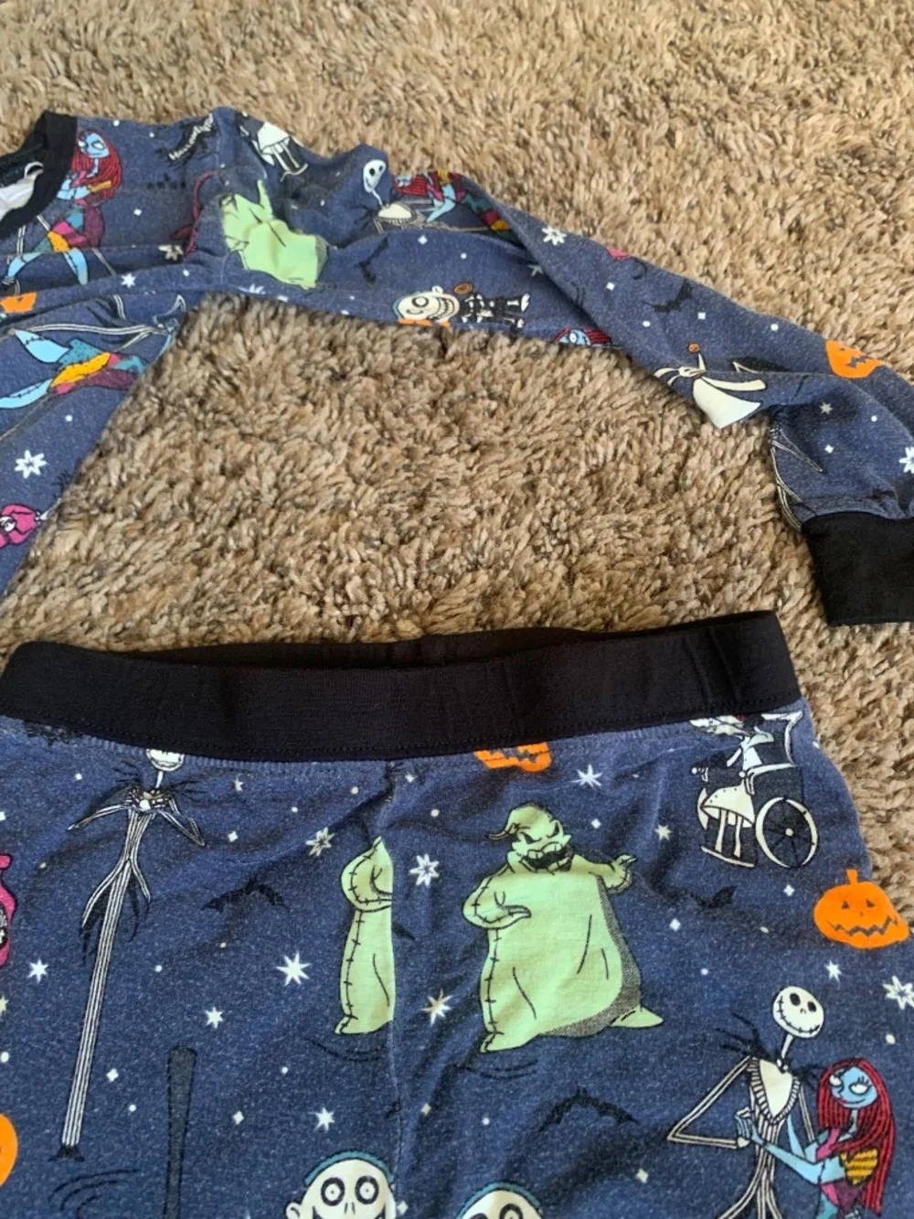 Disney Little Sleepies Spooky Nightmare before Christmas Bamboo Pajamas Sz.5/6